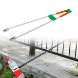 Maxbell Reaching Assist Tool Trash Garbage Picker Grabber for Floor Garden Trash Can Orange