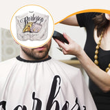 Maxbell Hair Cutting Cape for Adults Salon Cape for Hairdressing Hair Coloring White