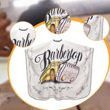 Maxbell Hair Cutting Cape for Adults Salon Cape for Hairdressing Hair Coloring White