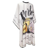 Maxbell Hair Cutting Cape for Adults Salon Cape for Hairdressing Hair Coloring White