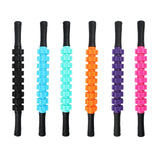 Maxbell Massage Roller Stick Handheld 18.7 inch Muscle Roller for Belly Abdomen Back Black