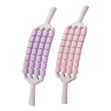 Maxbell Massage Roller Multifunctional Manual Fascia Massage Tool for Thigh Arm Neck Pink