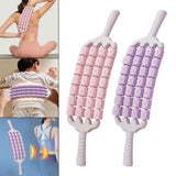 Maxbell Massage Roller Multifunctional Manual Fascia Massage Tool for Thigh Arm Neck Pink