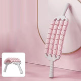 Maxbell Massage Roller Multifunctional Manual Fascia Massage Tool for Thigh Arm Neck Pink