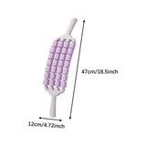 Maxbell Massage Roller Multifunctional Manual Fascia Massage Tool for Thigh Arm Neck Purple