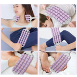 Maxbell Massage Roller Multifunctional Manual Fascia Massage Tool for Thigh Arm Neck Purple