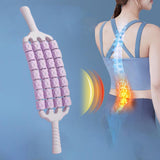 Maxbell Massage Roller Multifunctional Manual Fascia Massage Tool for Thigh Arm Neck Purple