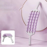 Maxbell Massage Roller Multifunctional Manual Fascia Massage Tool for Thigh Arm Neck Purple