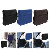 Maxbell Wheelchair Bag Wheel Chair Storage Tote for Rollator Most Wheelchairs Adults black