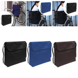 Maxbell Wheelchair Bag Wheel Chair Storage Tote for Rollator Most Wheelchairs Adults black