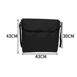 Maxbell Wheelchair Bag Wheel Chair Storage Tote for Rollator Most Wheelchairs Adults black