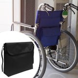 Maxbell Wheelchair Bag Wheel Chair Storage Tote for Rollator Most Wheelchairs Adults black