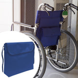 Maxbell Wheelchair Bag Wheel Chair Storage Tote for Rollator Most Wheelchairs Adults dark blue