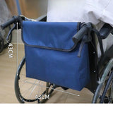 Maxbell Wheelchair Bag Wheel Chair Storage Tote for Rollator Most Wheelchairs Adults dark blue