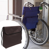 Maxbell Wheelchair Bag Wheel Chair Storage Tote for Rollator Most Wheelchairs Adults coffee