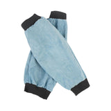 Maxbell 2 Pieces PU Leather Welding Sleeves Welding Arm Guard for Industrial Camping Blue
