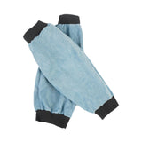 Maxbell 2 Pieces PU Leather Welding Sleeves Welding Arm Guard for Industrial Camping Blue