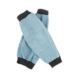 Maxbell 2 Pieces PU Leather Welding Sleeves Welding Arm Guard for Industrial Camping Blue