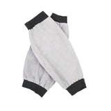Maxbell 2 Pieces PU Leather Welding Sleeves Welding Arm Guard for Industrial Camping Gray