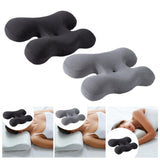 Maxbell Beauty Pillow Versatile Portable Memory Foam for Bed Reading Sleeping Indoor Deep Grey