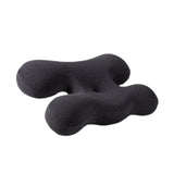 Maxbell Beauty Pillow Versatile Portable Memory Foam for Bed Reading Sleeping Indoor Deep Grey