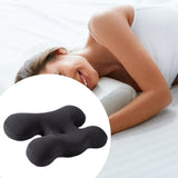 Maxbell Beauty Pillow Versatile Portable Memory Foam for Bed Reading Sleeping Indoor Deep Grey