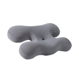 Maxbell Beauty Pillow Versatile Portable Memory Foam for Bed Reading Sleeping Indoor Light Grey