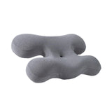 Maxbell Beauty Pillow Versatile Portable Memory Foam for Bed Reading Sleeping Indoor Light Grey