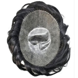 Maxbell Men Toupee Wig PU Base Replacement PU Toupee Hair for Parties Sport Wedding