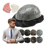 Maxbell Men Toupee Wig PU Base Replacement PU Toupee Hair for Parties Sport Wedding