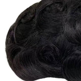 Maxbell Men Toupee Wig PU Base Replacement PU Toupee Hair for Parties Sport Wedding