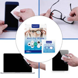 Maxbell 100 Count Eyeglasses AntiFog Lens Wipes for Travel Highly Effective Defogger