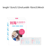 Maxbell 20 Sheets Bangs Degreasing Wipes Stay Cool for Gym Outdoor Indoor Women Men