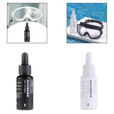 Maxbell Swim Goggle Anti Fog Agent Defogging Portable Dropper Design Goggle Defogger 10ml Black