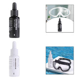 Maxbell Swim Goggle Anti Fog Agent Defogging Portable Dropper Design Goggle Defogger 10ml Black