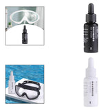Maxbell Swim Goggle Anti Fog Agent Defogging Portable Dropper Design Goggle Defogger 10ml Black