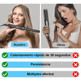 Maxbell Curling Iron Wand Set Instant Heat up with Heat Protective Glove Hair Curler