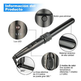 Maxbell Curling Iron Wand Set Instant Heat up with Heat Protective Glove Hair Curler