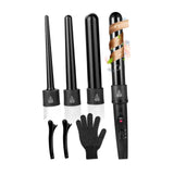 Maxbell Curling Iron Wand Set Instant Heat up with Heat Protective Glove Hair Curler