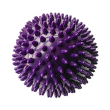 Maxbell Spiky Massage Ball for Feet Sleek Hedgehog Ball for Hands Shoulders Home Gym Purple 9 cm Hard