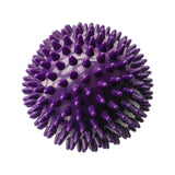 Maxbell Spiky Massage Ball for Feet Sleek Hedgehog Ball for Hands Shoulders Home Gym Purple 9 cm Hard