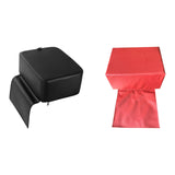 Maxbell Hair Salon Child Booster Seat Cushion Accessory High Density Foam 37x28x15cm Black