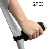 Maxbell 2Pcs Forearm Crutch Grip Pad Comfortable Cushion for Hand Support Handle Pad