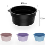 Maxbell Foldable Face Basin Convenient Washing Basin Wash Bowl for RV Outdoor Hiking Black