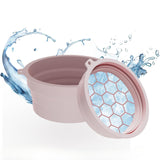 Maxbell Foldable Face Basin Convenient Washing Basin Wash Bowl for RV Outdoor Hiking Black