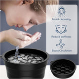 Maxbell Foldable Face Basin Convenient Washing Basin Wash Bowl for RV Outdoor Hiking Black