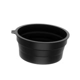 Maxbell Foldable Face Basin Convenient Washing Basin Wash Bowl for RV Outdoor Hiking Black