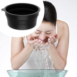 Maxbell Foldable Face Basin Convenient Washing Basin Wash Bowl for RV Outdoor Hiking Black