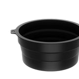 Maxbell Foldable Face Basin Convenient Washing Basin Wash Bowl for RV Outdoor Hiking Black