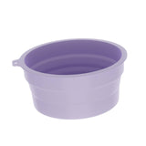 Maxbell Foldable Face Basin Convenient Washing Basin Wash Bowl for RV Outdoor Hiking Purple